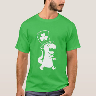 Kids Kids Happy St Pat Trex Day Dino St Patricks D T-Shirt