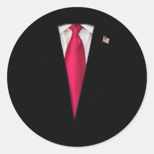 Kids Kid's Trump Halloween Costume  Classic Round Sticker