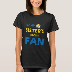 Kids Kids Volleyball Big Sisters Biggest Fan from T-Shirt