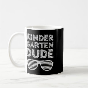 Kids Kindergarten Dude Byck To School Coffee Mug