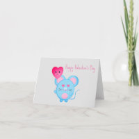 Kids Kindergarten Friends Mouse Valentine's Day