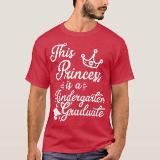 Kids Kindergarten Graduation Gift for Girls T-Shirt