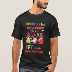 Kids Kindergarten Graduation Gnomies Teacher Stude T-Shirt