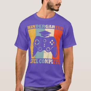 Kids Kindergarten Graduation Shirt Level Complete 
