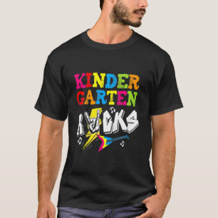 Kids Kindergarten Rocks Back To School Preschooler T-Shirt