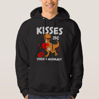 Kids Kisses 25cent Toddler Boy T-rex Son Dinosaur  Hoodie