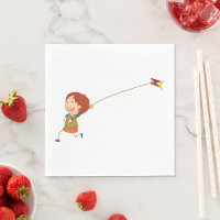 Kids Kite Flying Happy Childhood