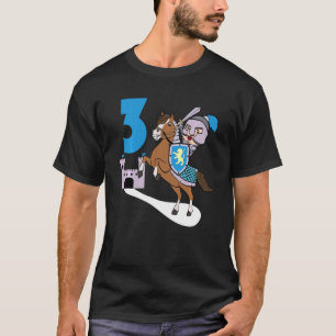 Kids Knight 3rd Birthday Castle Castle Armour Medi T-Shirt