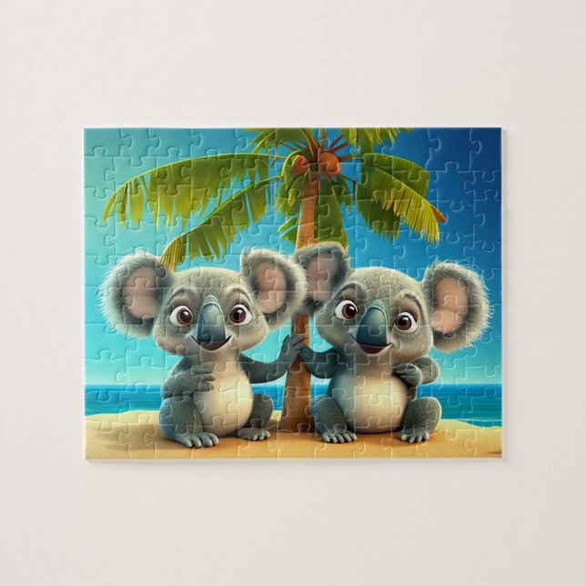 Kids Koalas Jigsaw Puzzle - Tropical (Horizontal)