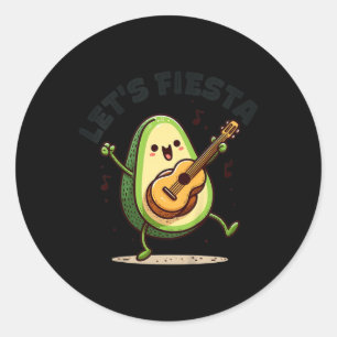 Kids Lets Fiesta 5 Cinco De Mayo For Toddler Boys Classic Round Sticker