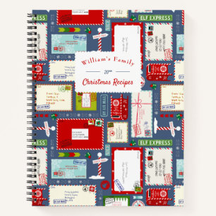 Kids Letters to Santa l Christmas Recipes Notebook