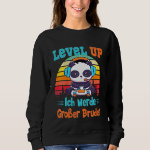 Kids Level Up Big Brother Family Baby Brother Sweatshirt