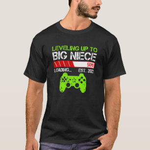 Kids Levelling Up To Big Niece Est 2023   New Niec T-Shirt
