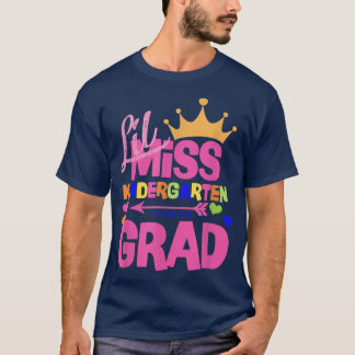 Kids Lil Mister Lil Miss Kindergarten Grad Graduat T-Shirt