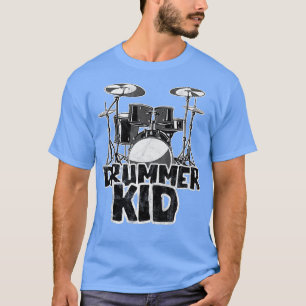 Kids Little Drummer  Awesome Drum Kit for young Mu T-Shirt