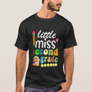 Kids Little Miss Second Grade Back To School 2nd T-Shirt