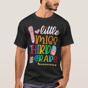 Kids Little Miss Third Grade Back To School 3rd Gr T-Shirt