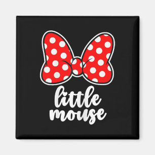 Kids Little Mouse Family Vacation Bow - Youth Magnet