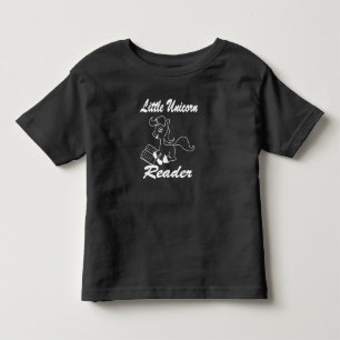 Kids Little Unicorn Reader White Logo Tee