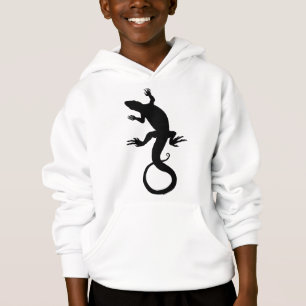 Kid's Lizard Hoodie Reptile Art Kids Sweatshirt