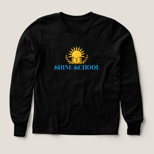 kids long sleeve colour logo (Design Front)
