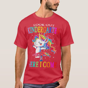 Kids Look out Kindergarten here i come Cute Unico T-Shirt