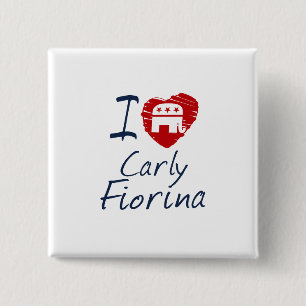 Kids Love Fiorina 2016 Scribble Design 15 Cm Square Badge