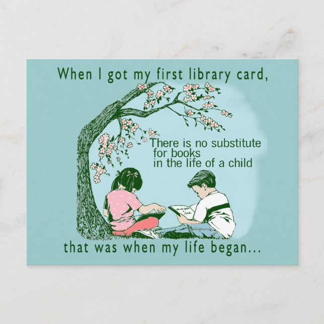 Kids Love To Read Postcard (Front)