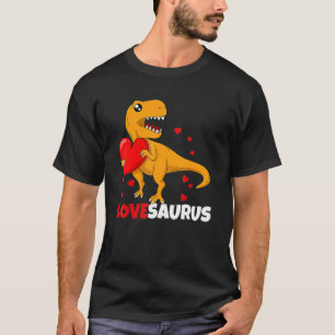 Kids Lovesaurus Son Dinosaur Toddler Boy Dino Vale T-Shirt