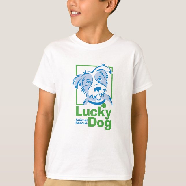 Kid's Lucky Dog T-Shirt (Front)