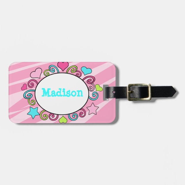 Kids Luggage Backpack Tag (Front Horizontal)