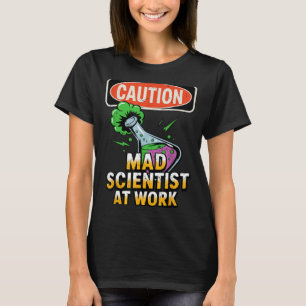 Kids Mad Scientist Chemistry Halloween Science T-Shirt