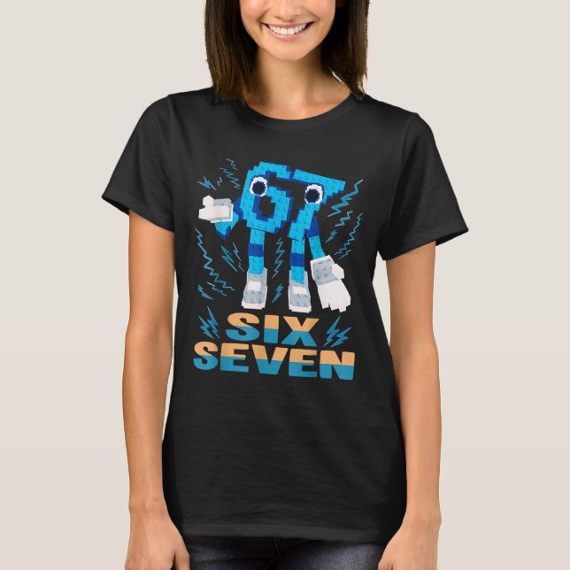 Kids Meme 67 Six Seven 6 7 Italian Brainrot  T-Shirt (Front)