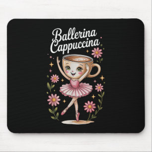 Kids Meme Italian Brainrot Ballerina Cappuccina T- Mouse Pad