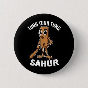 Kids Meme Italian Brainrot Tung Tung Tung Sahur T- 6 Cm Round Badge