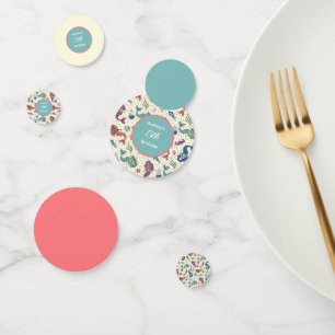 Kids Mermaid Birthday Confetti