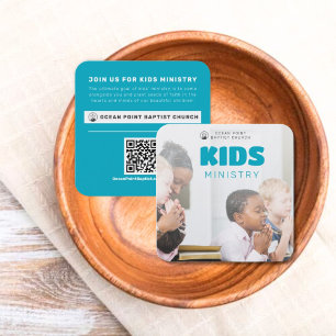 Kids Ministry Church Invite Calling Card