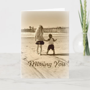 Kids Missing You Card