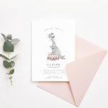 Kids' Modern Circus | Girls Birthday Party Invitation<br><div class="desc">Invite your friends and loved one to celebrate your little girl with this adorable carnival-themed circus party invitation.</div>