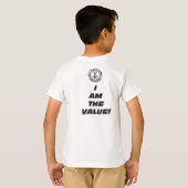 Kid's Money Is Not Real. I Am! T-Shirt (Back Full)