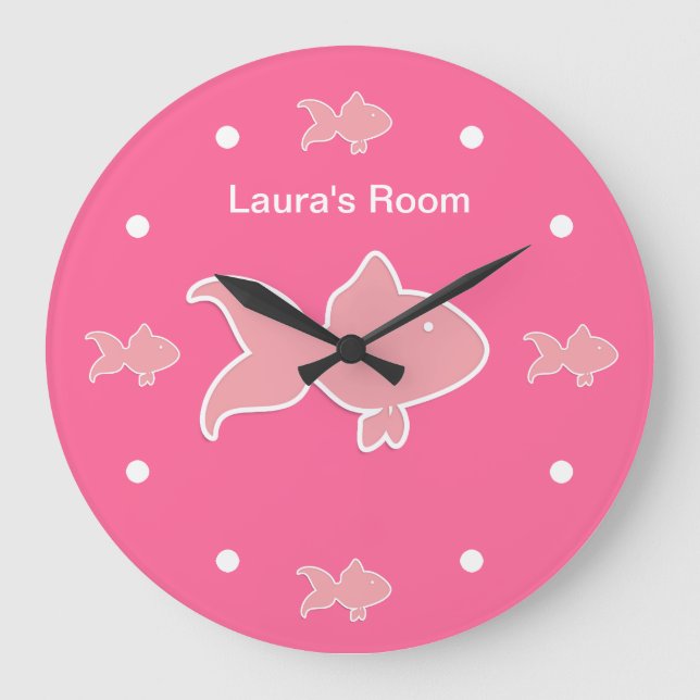 Kids Monogram Wall Clocks (Front)