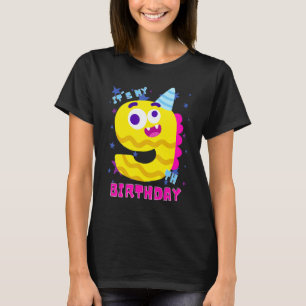 Kids Monster 9 Year Old Happy Birthday It's My 9th T-Shirt