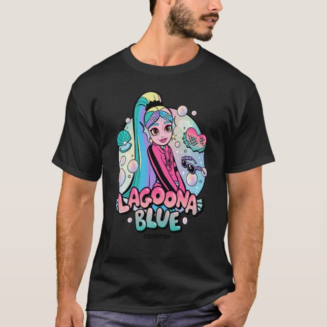 Kids Monster High  Lagoona Blue Bubbles T-Shirt (Front)