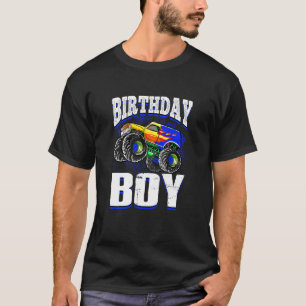 Kids Monster Truck Birthday Boy Kids Monster Truck T-Shirt