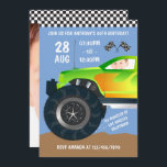 Kids Monster Truck Birthday Party add photo invite<br><div class="desc">Customisable to your event specifics.</div>