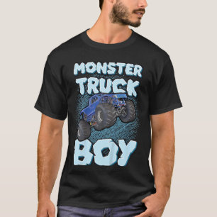 Kids Monster Truck Boy For Boys Fun Cool  Monster  T-Shirt