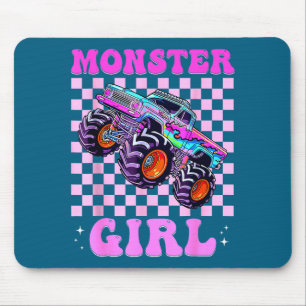 Kids Monster Truck Girl Nk Monster Trucks Lover Mo Mouse Pad