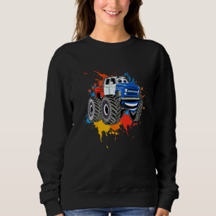 Kids Monster Truck I Kids I I Car Sweatshirt
