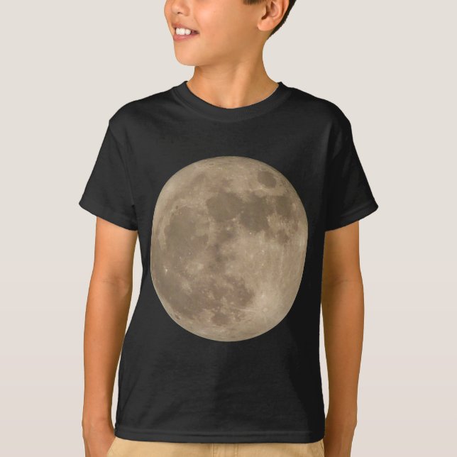 Kid's Moon Shirt Full Moon Kid's Moon Jersey Shirt (Front)