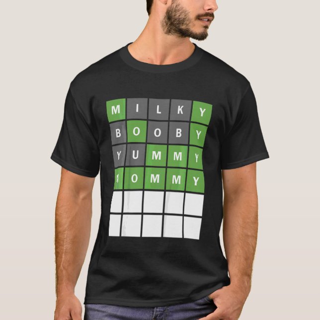Kids Mother's Day  Word Guessing Game Toddler Or B T-Shirt (Front)